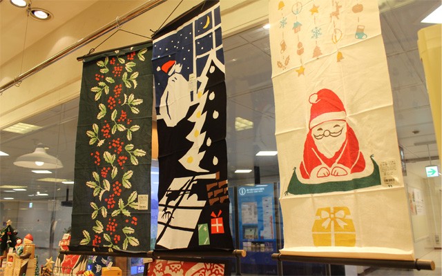 かまわぬ クリスマス お正月てぬぐい入荷しました クロワッサンの店 大阪あべの橋店のブログ